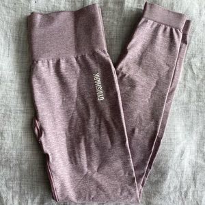 Pink lilac gymshark seamless marl leggings